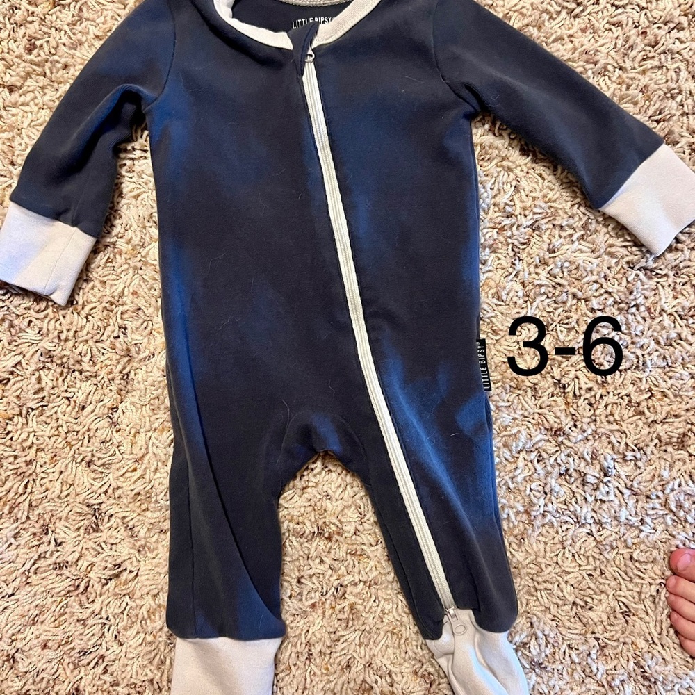 Little Bipsy  Navy Blue Zip Pa